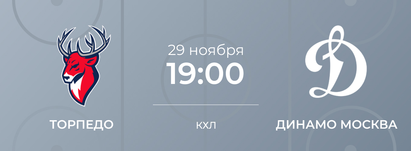 Торпедо – Динамо Москва: дата и время начала матча 29 ноября 2019 года