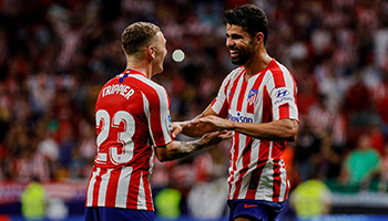 Фото Кирана Триппьера и Диего Косты из Атлетико