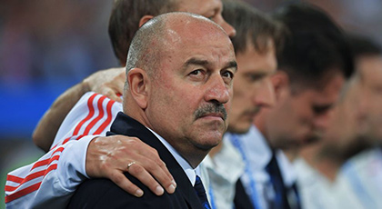 Главный тренер сборной России Станислав Черчесов