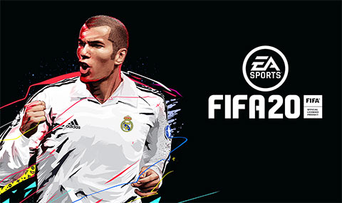 обложка fifa 20 с Зиданом